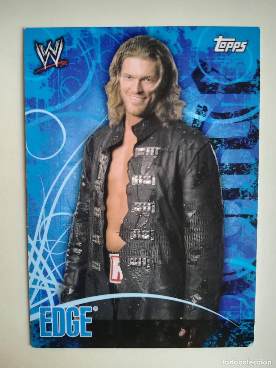 Trading cards: WWE Face Off N&ordm; 45. Edge. Topps 2007.