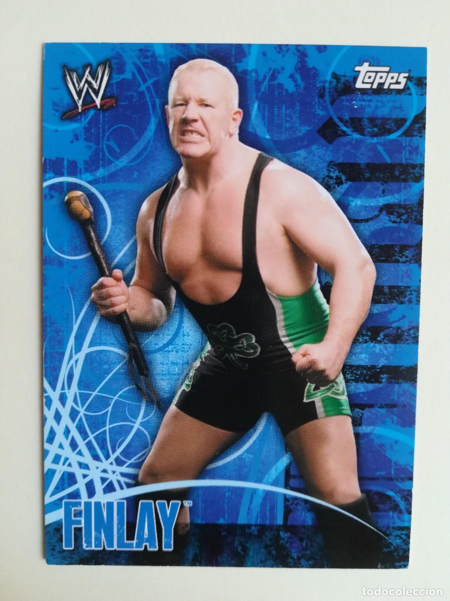 Trading cards: WWE Face Off N&ordm; 47. Finlay. Topps 2007.