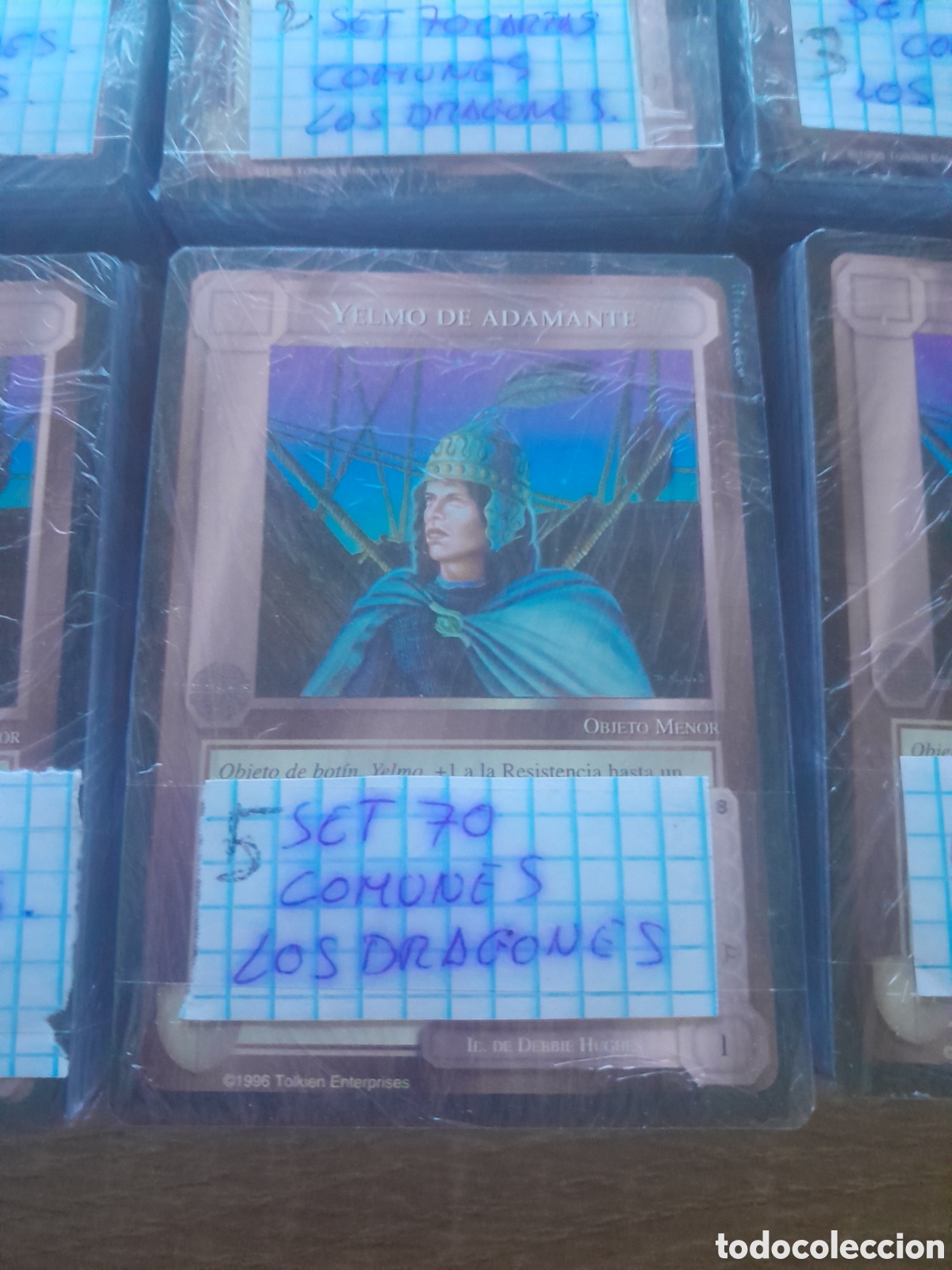 Trading Cards: Meccg set completo satm 70 cartas comunes limitada los dragones diferentes tolkien castellano