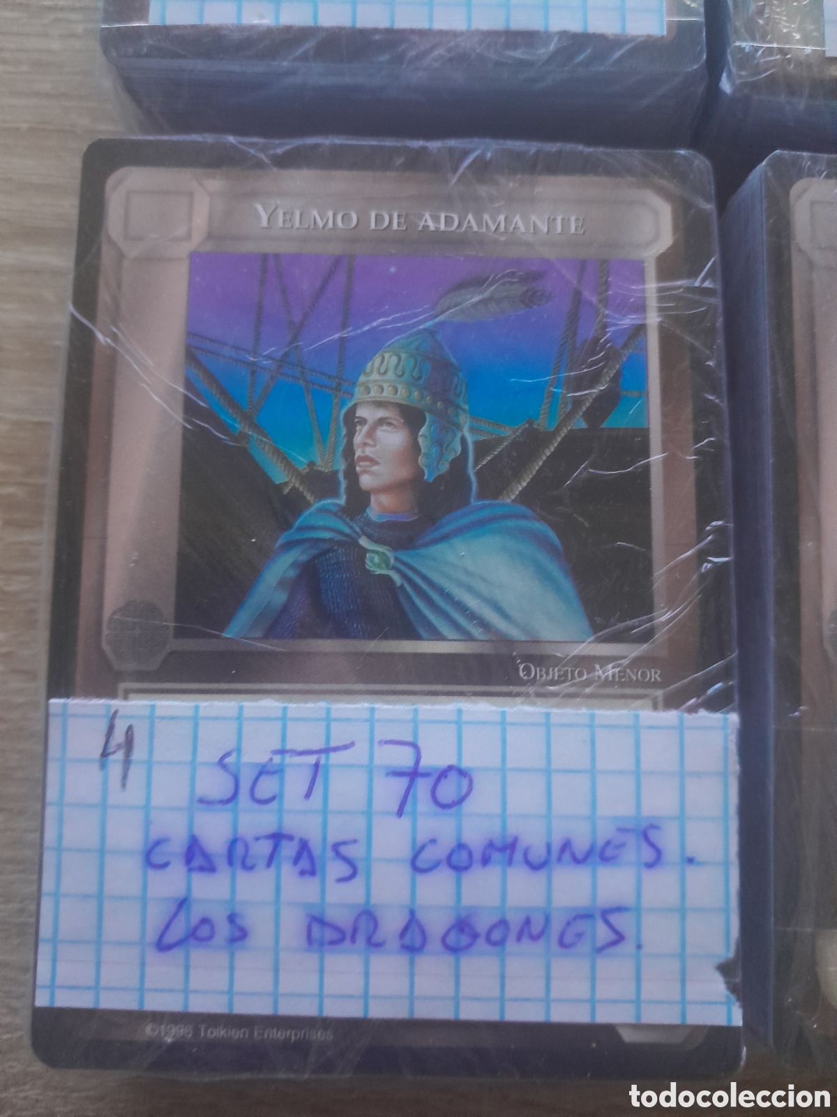 Trading cards: Meccg set completo satm 70 cartas comunes limitada los dragones diferentes tolkien castellano