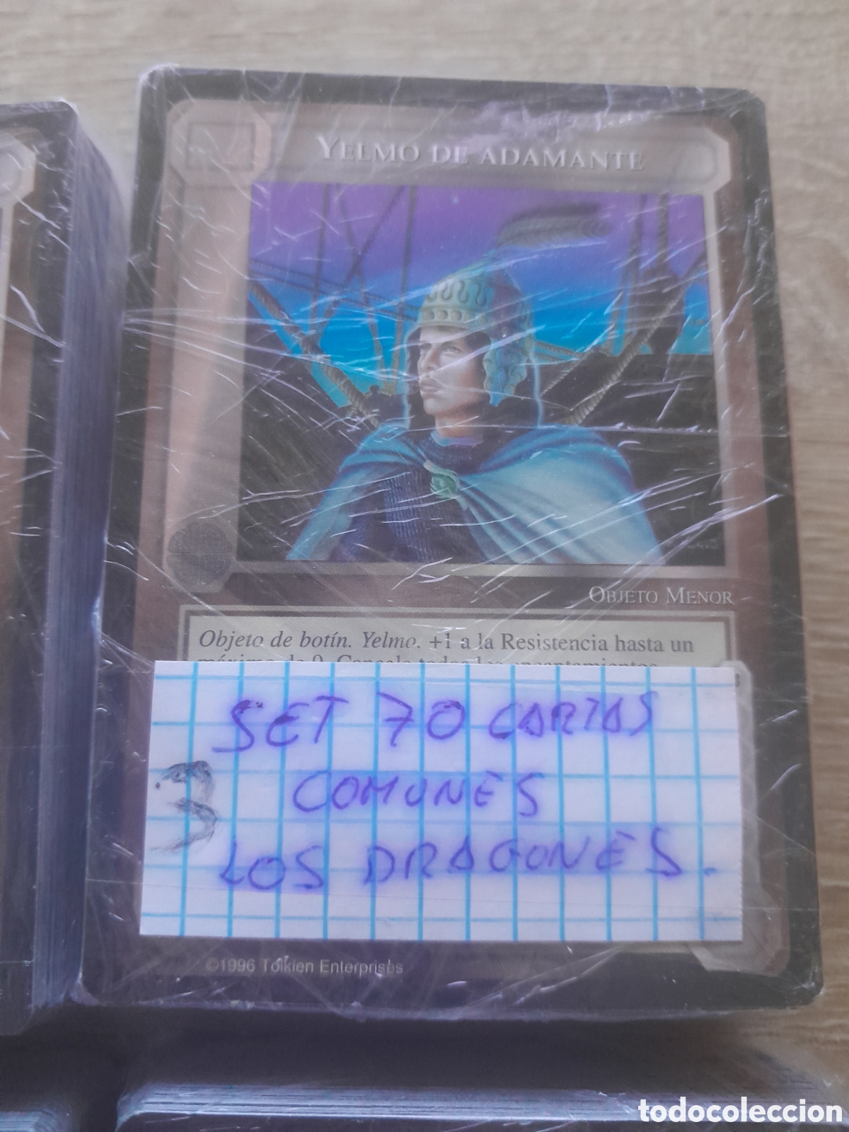 Trading cards: Meccg set completo satm 70 cartas comunes limitada los dragones diferentes tolkien castellano