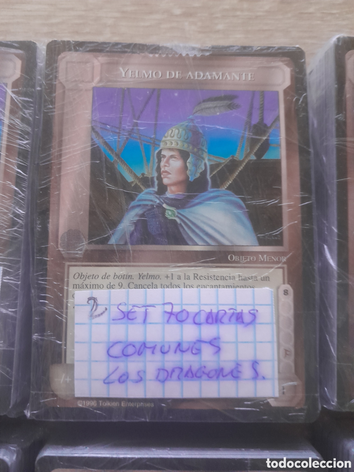 Trading cards: Meccg set completo satm 70 cartas comunes limitada los dragones diferentes tolkien castellano