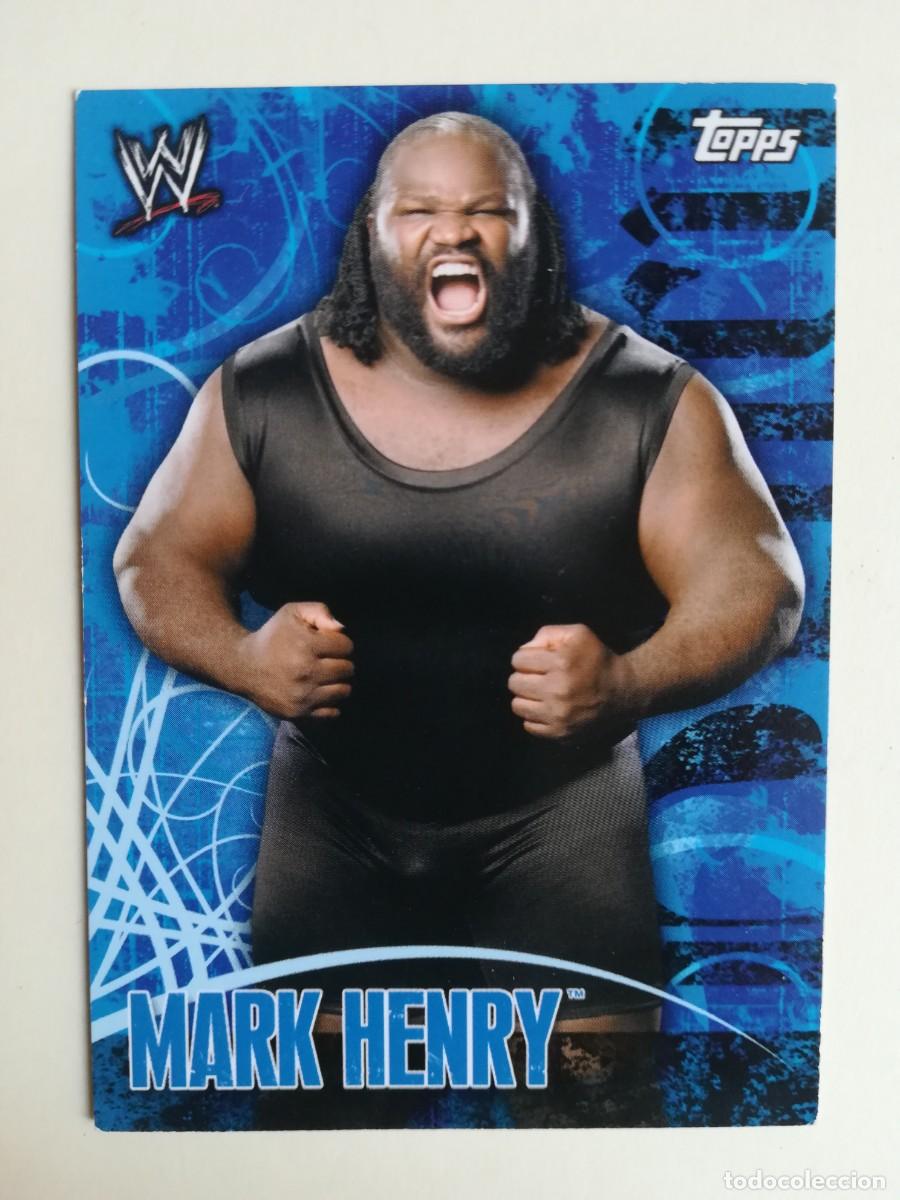 Trading cards: WWE Face Off N&ordm; 57. Mark Henry. Topps 2007.