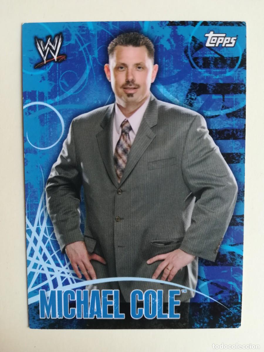 Trading cards: WWE Face Off N&ordm; 59. Michael Cole. Topps 2007.