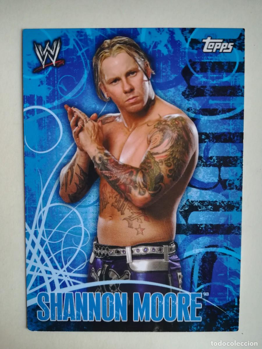 Trading cards: WWE Face Off N&ordm; 63. Shannon Moore. Topps 2007.