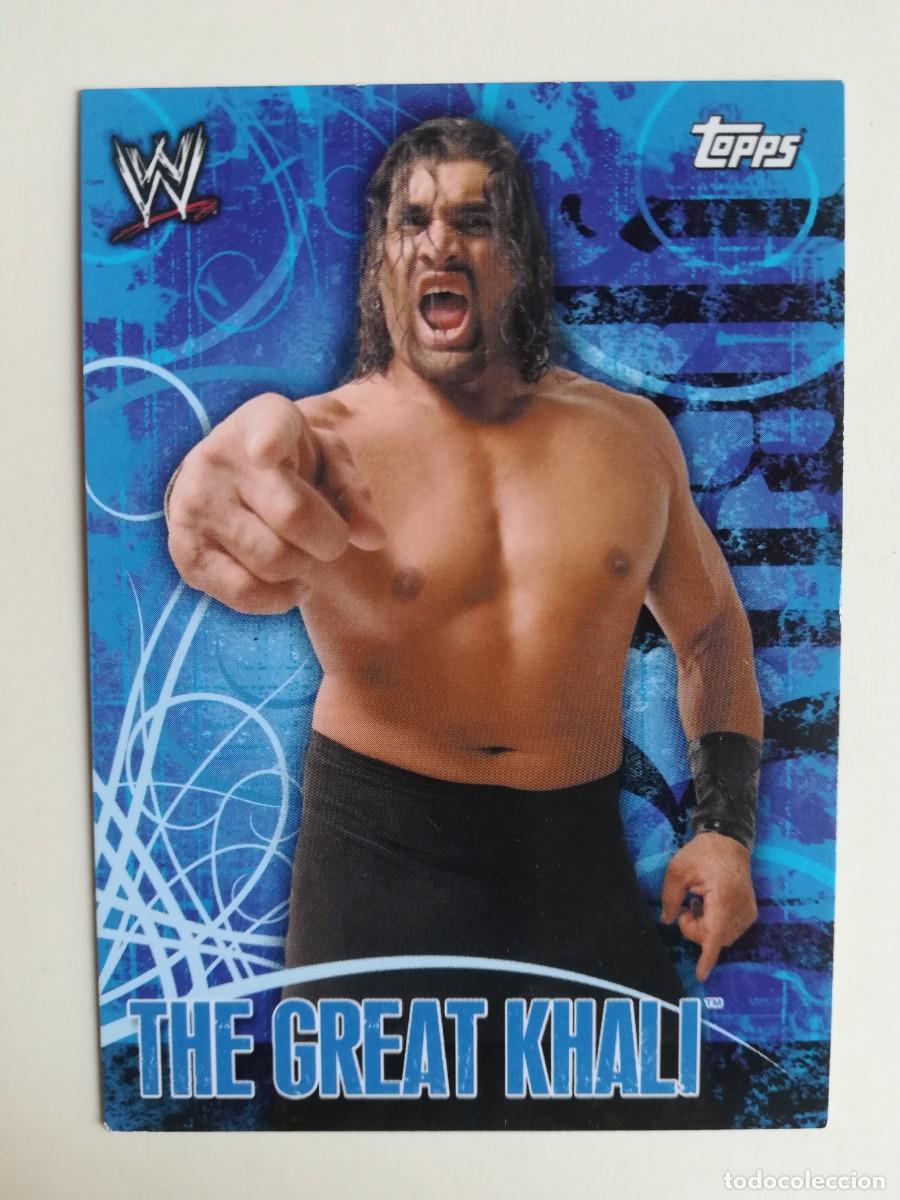 Trading cards: WWE Face Off N&ordm; 64. The Great Khali. Topps 2007.