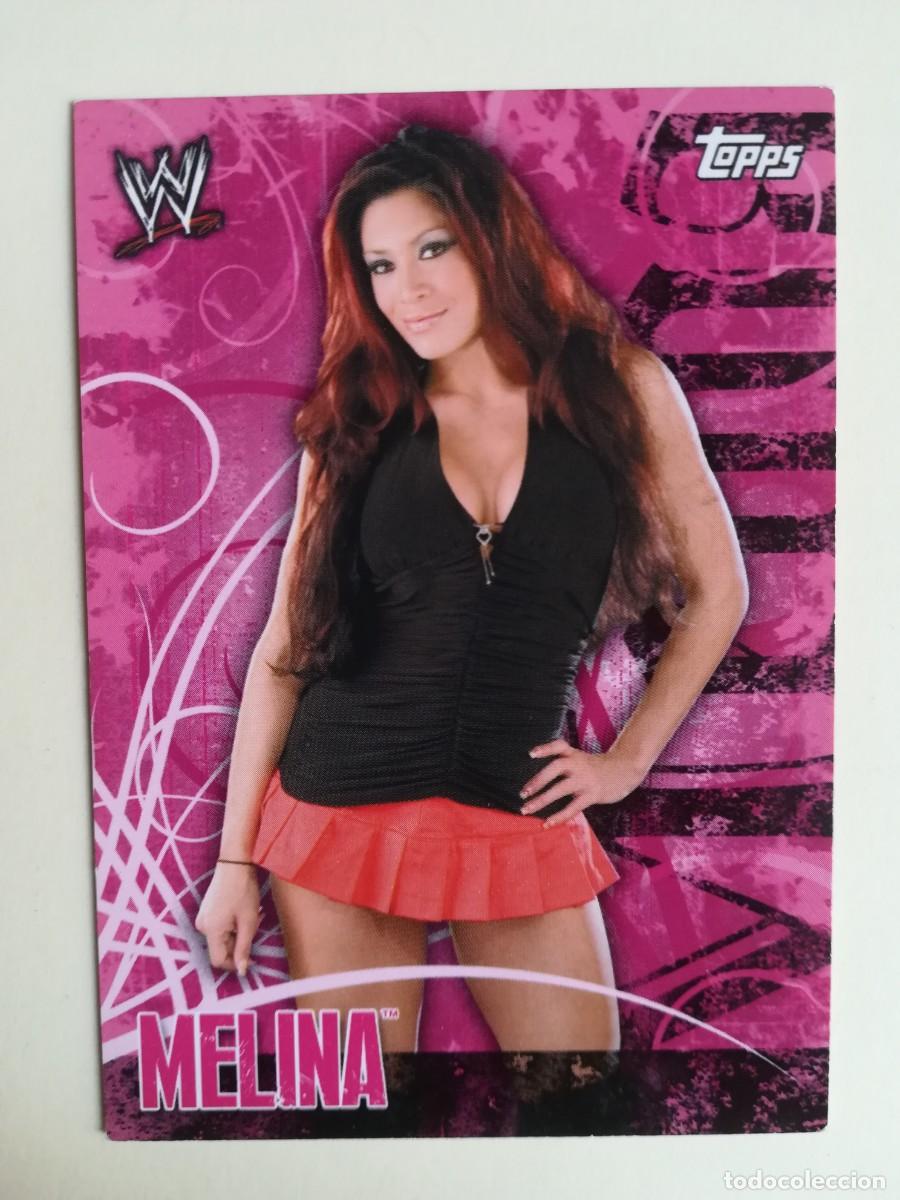 Trading cards: WWE Face Off N&ordm; 73. Melina. Topps 2007.