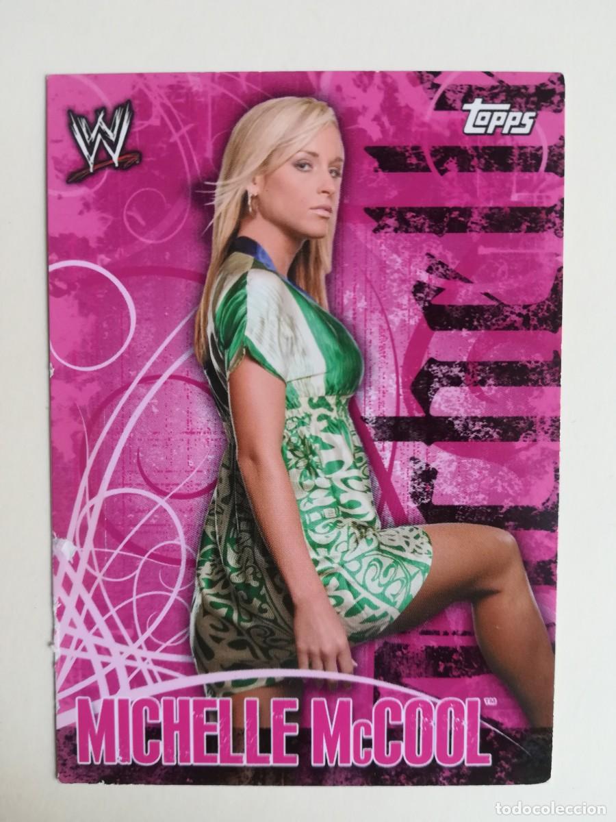 Trading cards: WWE Face Off N&ordm; 74. Michelle McCool. Topps 2007.