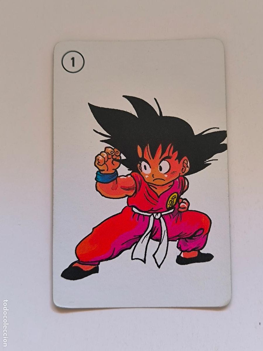 Cartes &agrave; &Eacute;changer: DRAGON BALL JUEGO DE NAIPES FOURNIER - N&ordm; 1 - ESPA&Ntilde;A A&Ntilde;O 1992 - CARTA SUELTA / CARD (P7B1)