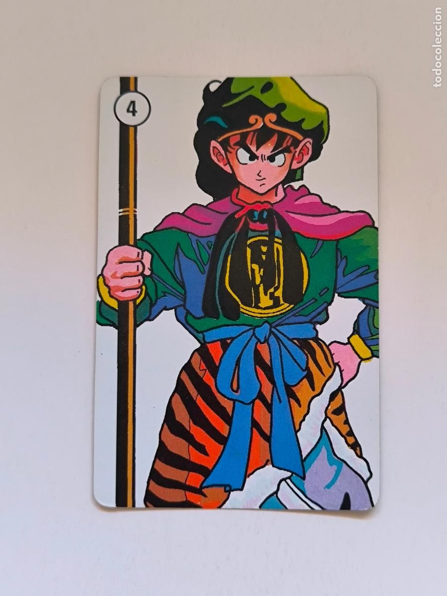 Cartes &agrave; &Eacute;changer: DRAGON BALL JUEGO DE NAIPES FOURNIER - N&ordm; 4 - ESPA&Ntilde;A A&Ntilde;O 1992 - CARTA SUELTA / CARD (P7B1)