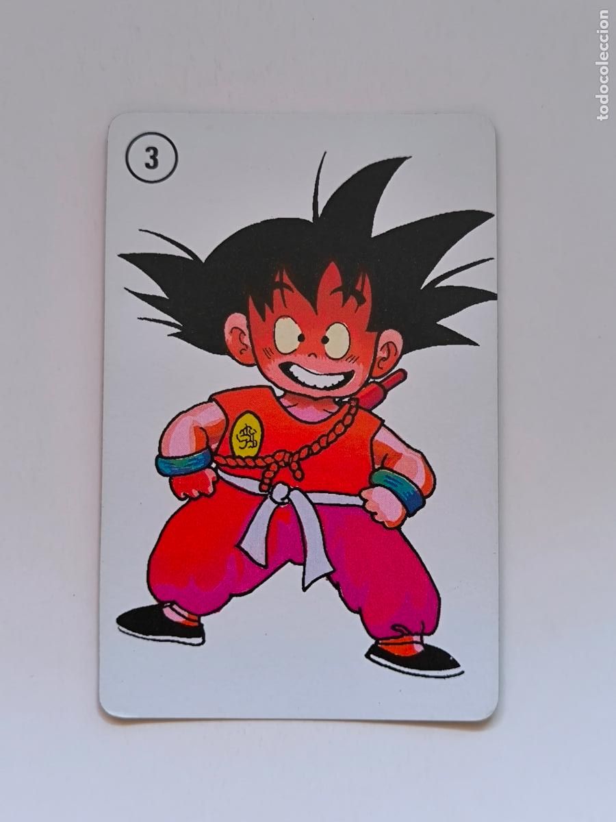 Trading cards: DRAGON BALL JUEGO DE NAIPES FOURNIER - N&ordm; 3 - ESPA&Ntilde;A A&Ntilde;O 1992 - CARTA SUELTA / CARD (P7B2)