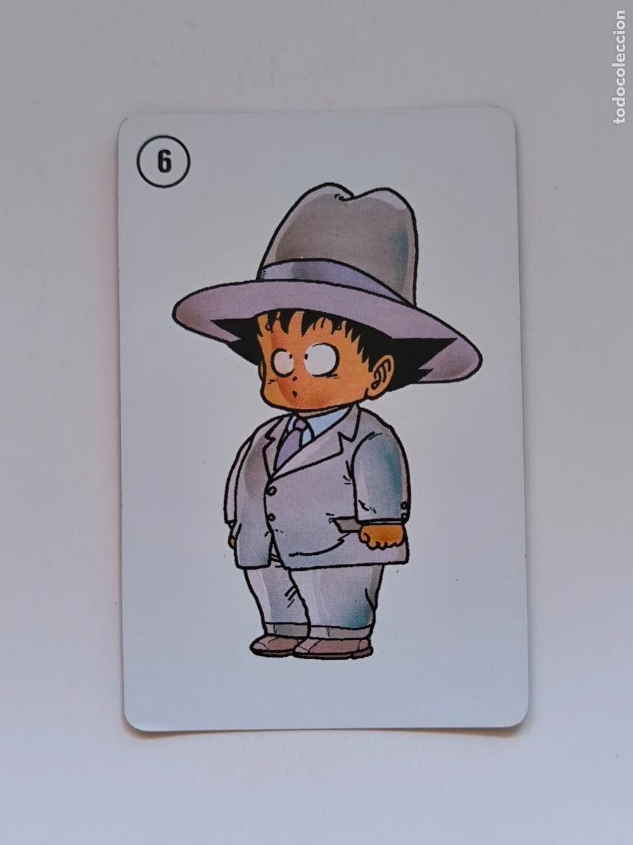 Trading cards: DRAGON BALL JUEGO DE NAIPES FOURNIER - N&ordm; 6 - ESPA&Ntilde;A A&Ntilde;O 1992 - CARTA SUELTA / CARD (P7B2)