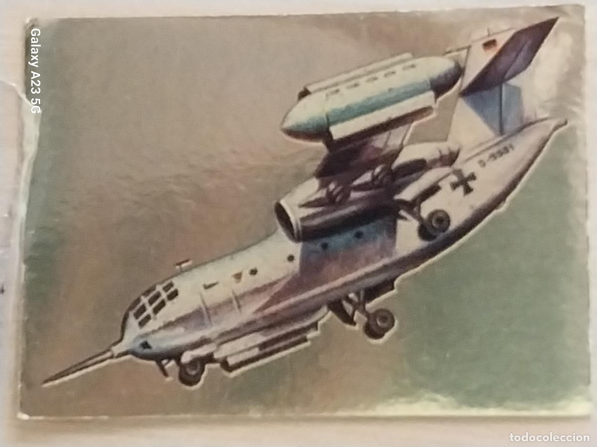 Trading cards: HECHOS Y SOLDADOS S XX A&Ntilde;O 1977 ED MAGA CROMO 287 AVION DORNIER DO 31 DORADO SIN PEGAR NUNCA
