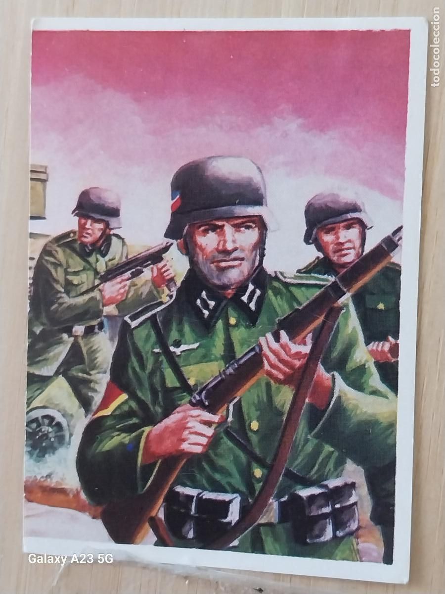 Trading cards: HECHOS Y SOLDADOS S XX A&Ntilde;O 1977 ED MAGA CROMO 74 INVASION ALEMANES POLONIA SIN PEGAR NUNCA