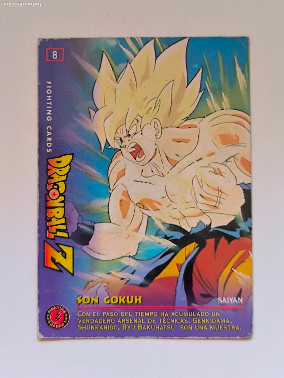 Trading cards: DRAGON BALL Z FIGHTING CARDS - N&ordm; 8 - TRADING CARD / CARTA - RASCADA - PANINI (148A1)