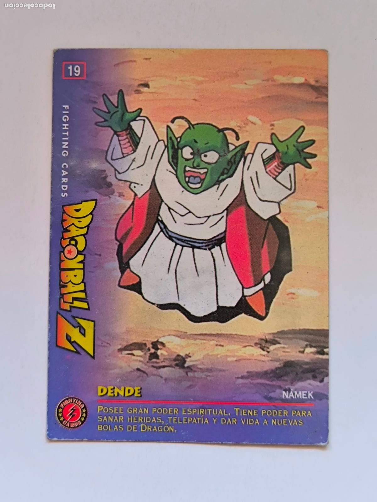 Trading cards: DRAGON BALL Z FIGHTING CARDS - N&ordm; 19 - TRADING CARD / CARTA - RASCADA - PANINI (148A1)