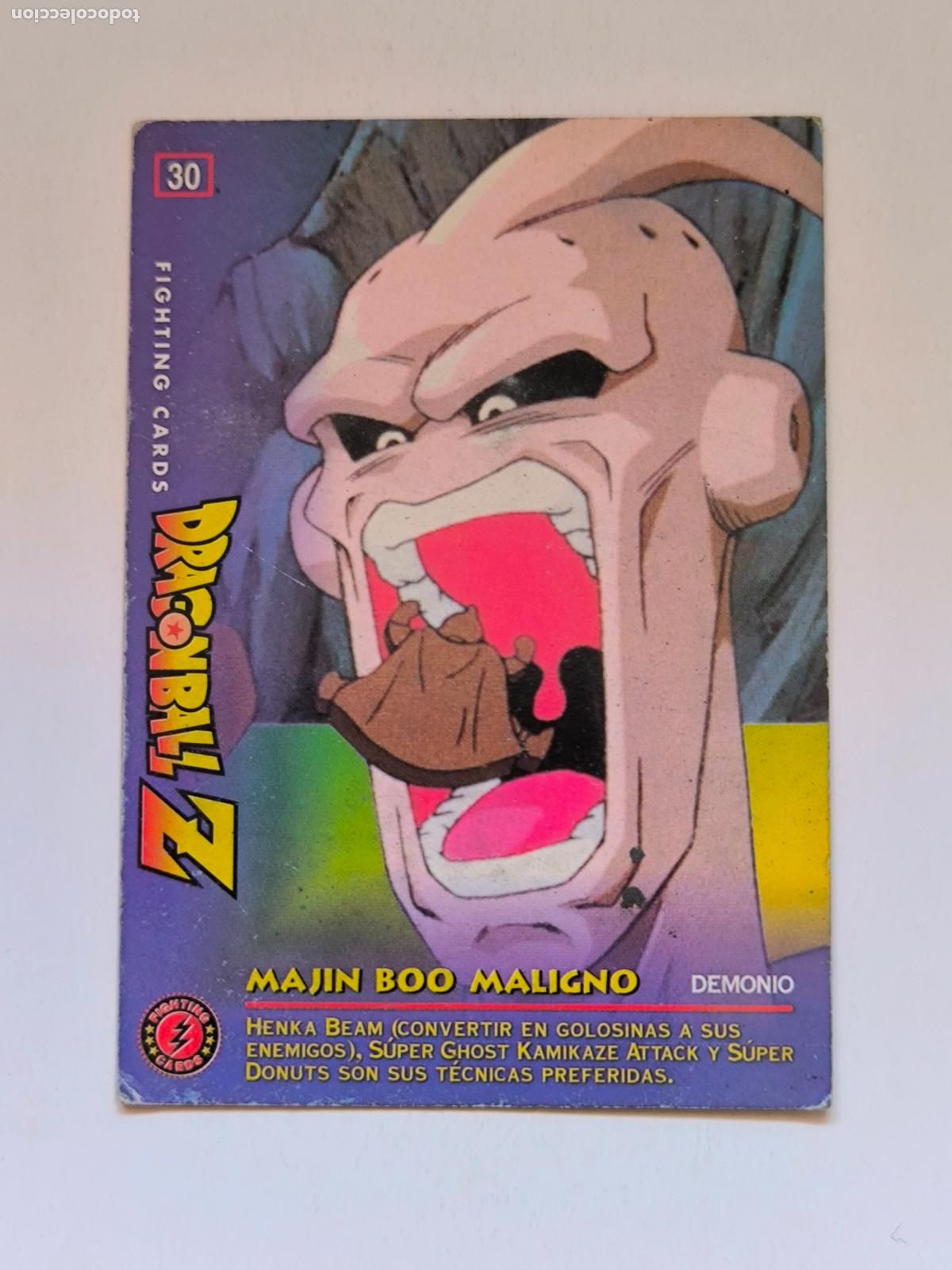 Trading cards: DRAGON BALL Z FIGHTING CARDS - N&ordm; 30 - TRADING CARD / CARTA - RASCADA - PANINI (148A2)