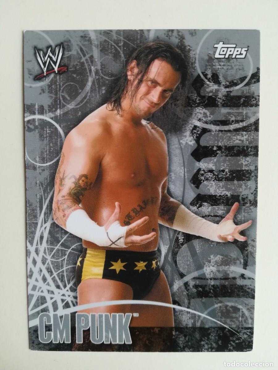 Trading cards: WWE Face Off N&ordm; 81. CM Punk. Topps 2007.