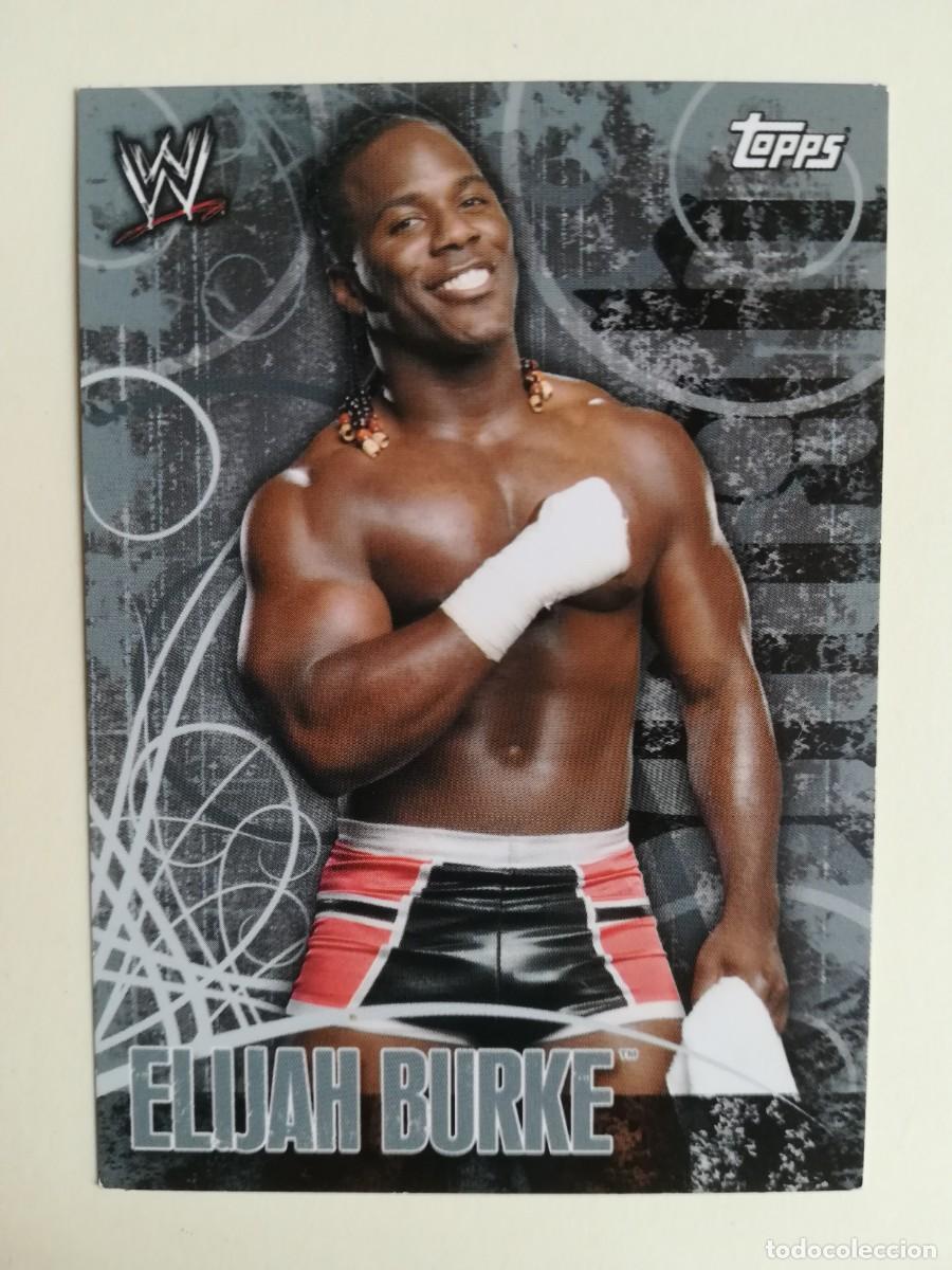 Trading cards: WWE Face Off N&ordm; 82. Elijah Burke. Topps 2007.