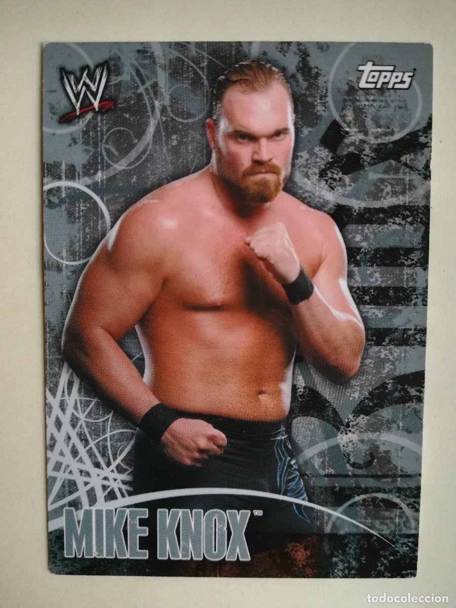 Trading cards: WWE Face Off N&ordm; 89. Mike Knox. Topps 2007.