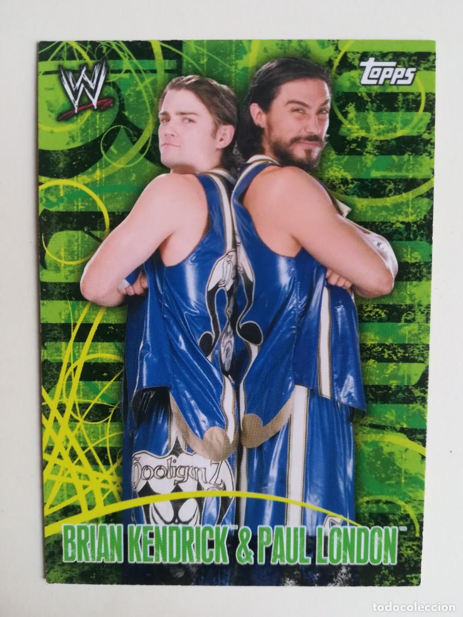 Trading cards: WWE Face Off N&ordm; 95. Brian Kendrick & Paul London. Topps 2007.