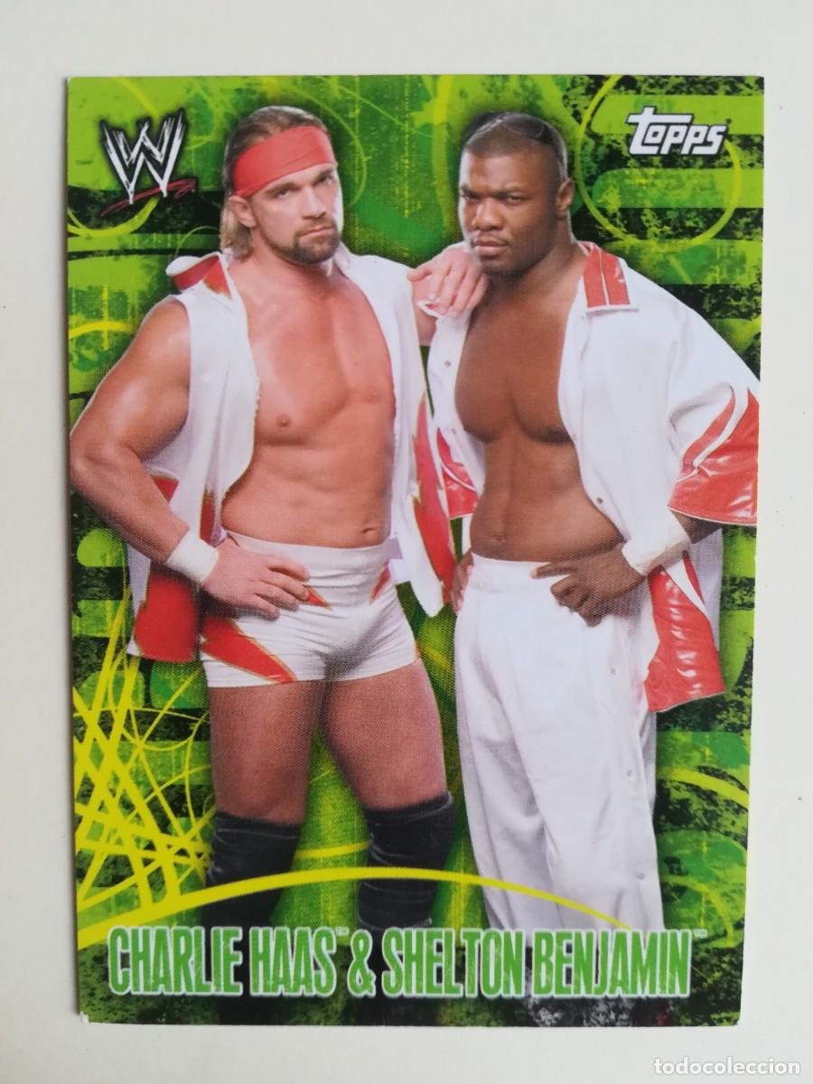 Trading cards: WWE Face Off N&ordm; 96. Charlie Haas & Shelton Benjamin. Topps 2007.