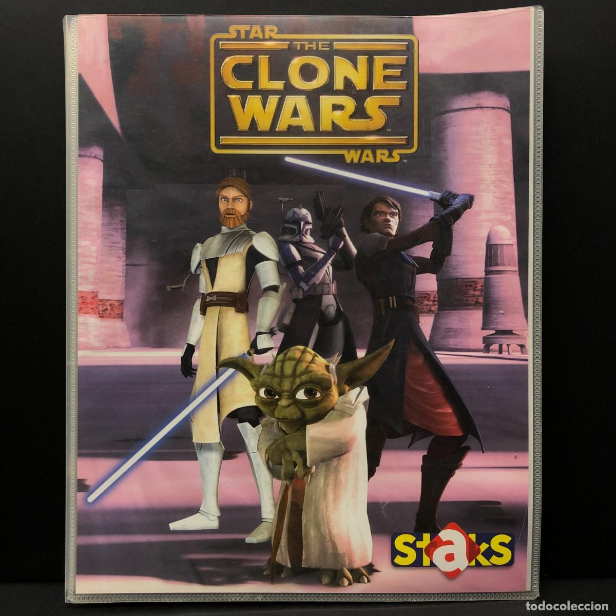Trading cards: THE CLONE WARS - STAR WARS - STAKS - IMANES - COLECCION INCOMPLETA / 3125
