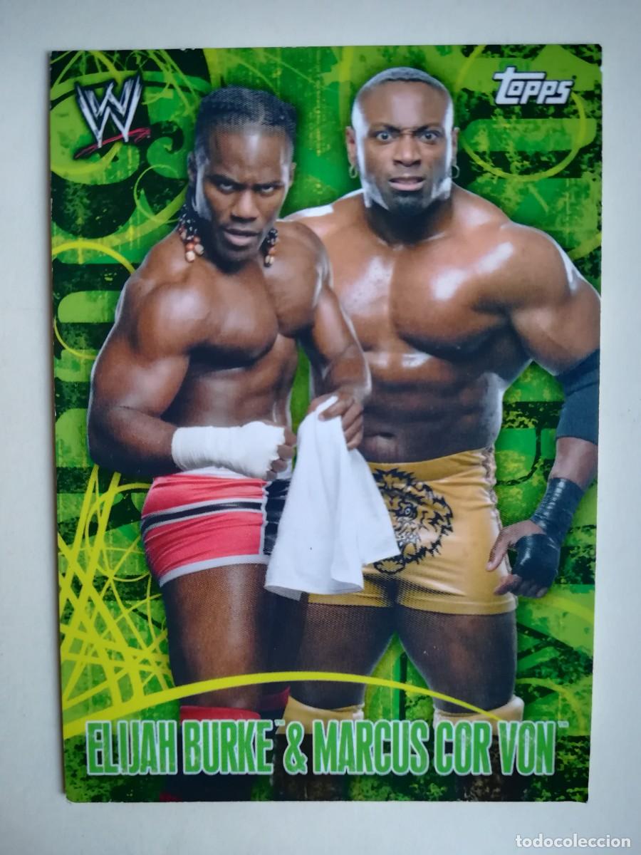 Trading cards: WWE Face Off N&ordm; 102. Elijah Burke & Marcus Cor Von. Topps 2007.