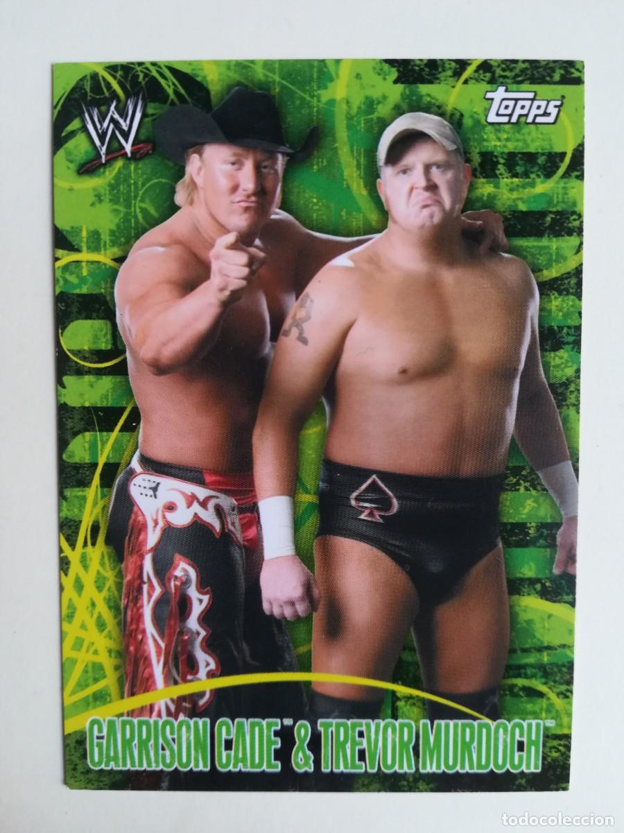 Trading cards: WWE Face Off N&ordm; 106. Garrison Cade & Trevor Murdoch. Topps 2007.