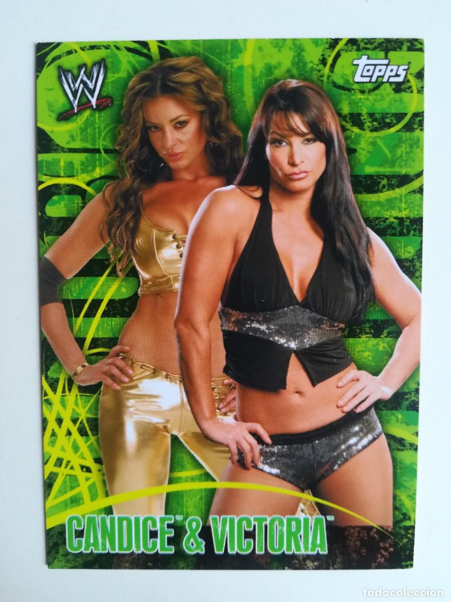 Trading cards: WWE Face Off N&ordm; 113. Candice & Victoria. Topps 2007.
