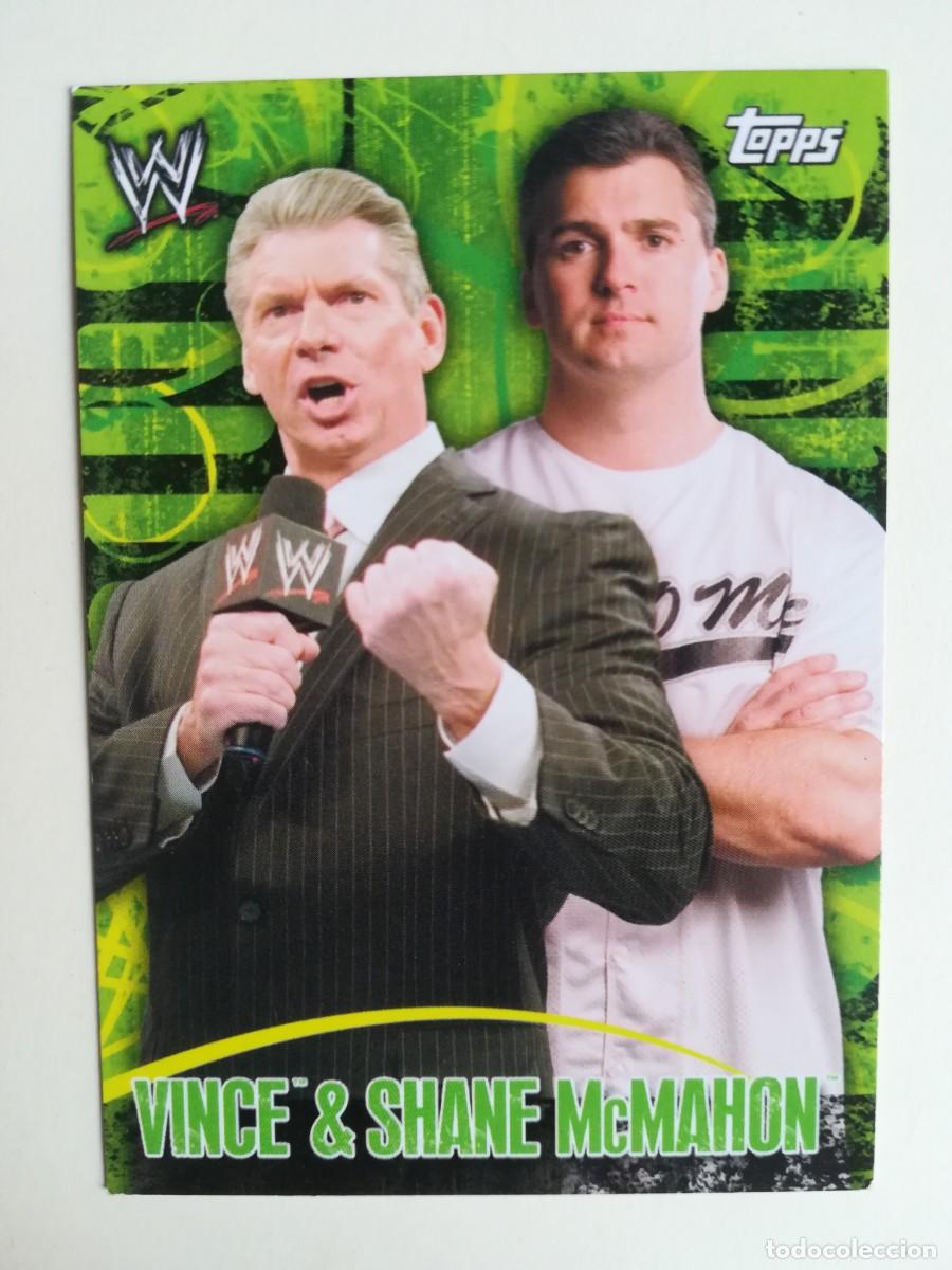 Trading cards: WWE Face Off N&ordm; 114. Vince & Shane McMahon. Topps 2007.