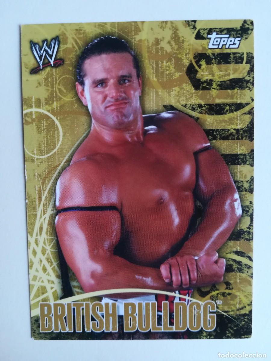 Trading cards: WWE Face Off N&ordm; 116. British Bulldog. Topps 2007.