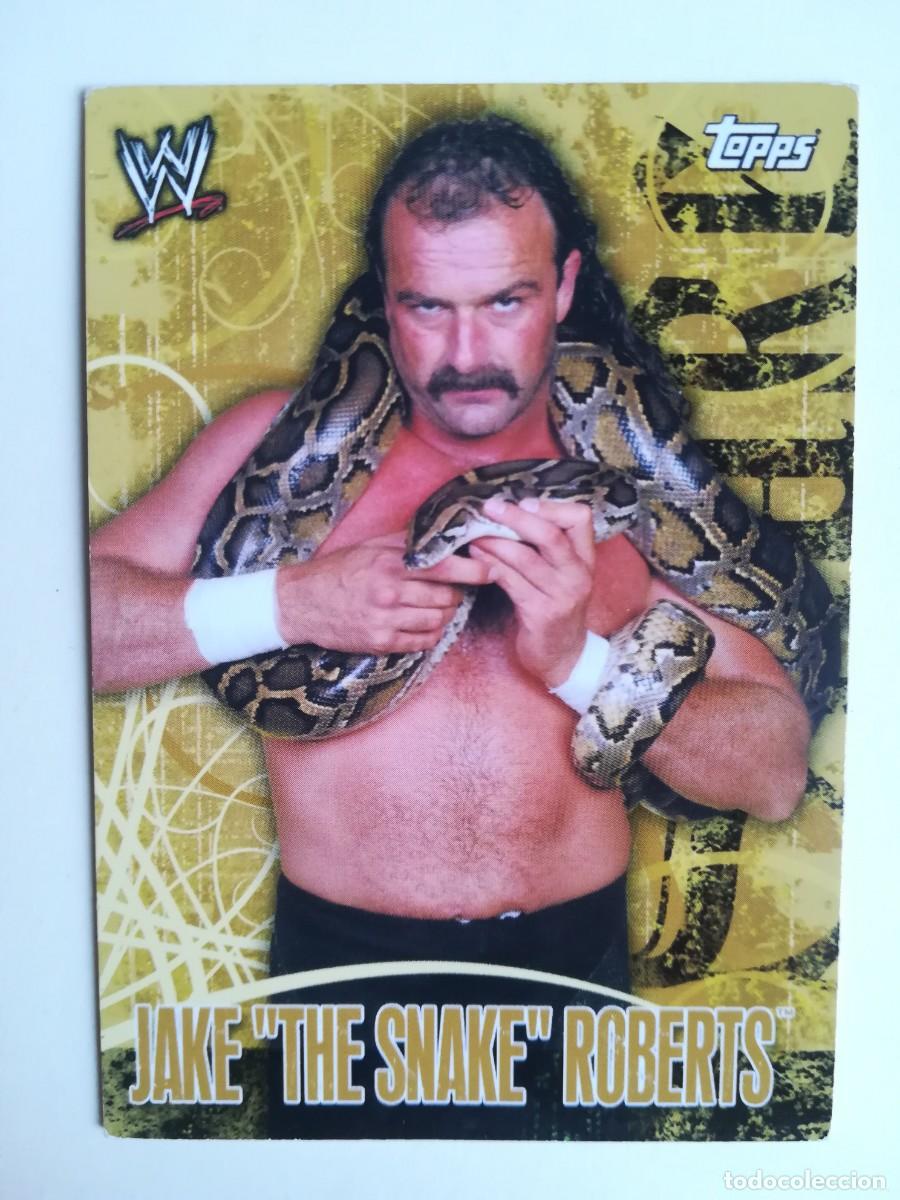 Trading cards: WWE Face Off N&ordm; 122. Jake The Snake Roberts. Topps 2007.