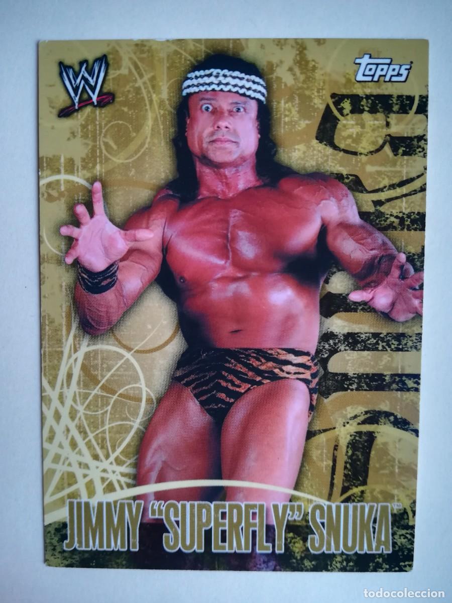 Trading cards: WWE Face Off N&ordm; 123. Jimmy Superfly Snuka. Topps 2007.
