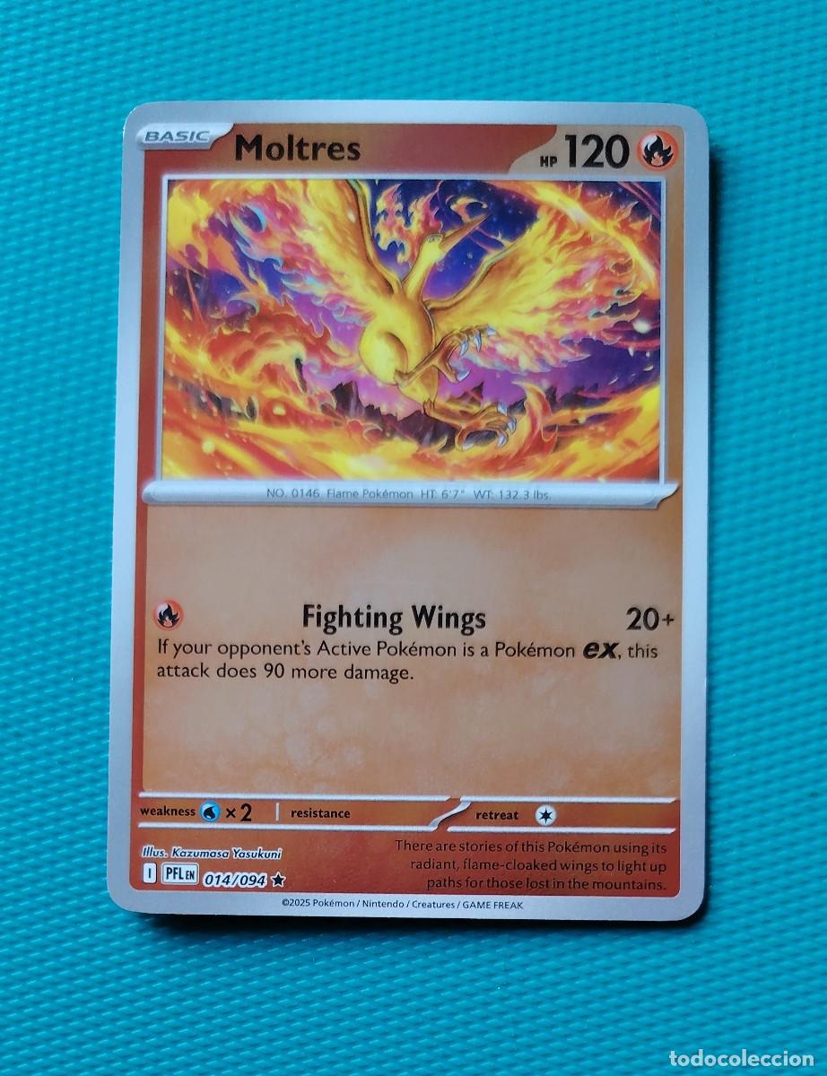 Trading cards: CARTA POKEMON EN INGLES - MOLTRES 014 / 094 - RARA * - ORIGINAL - NUEVA MD MINT