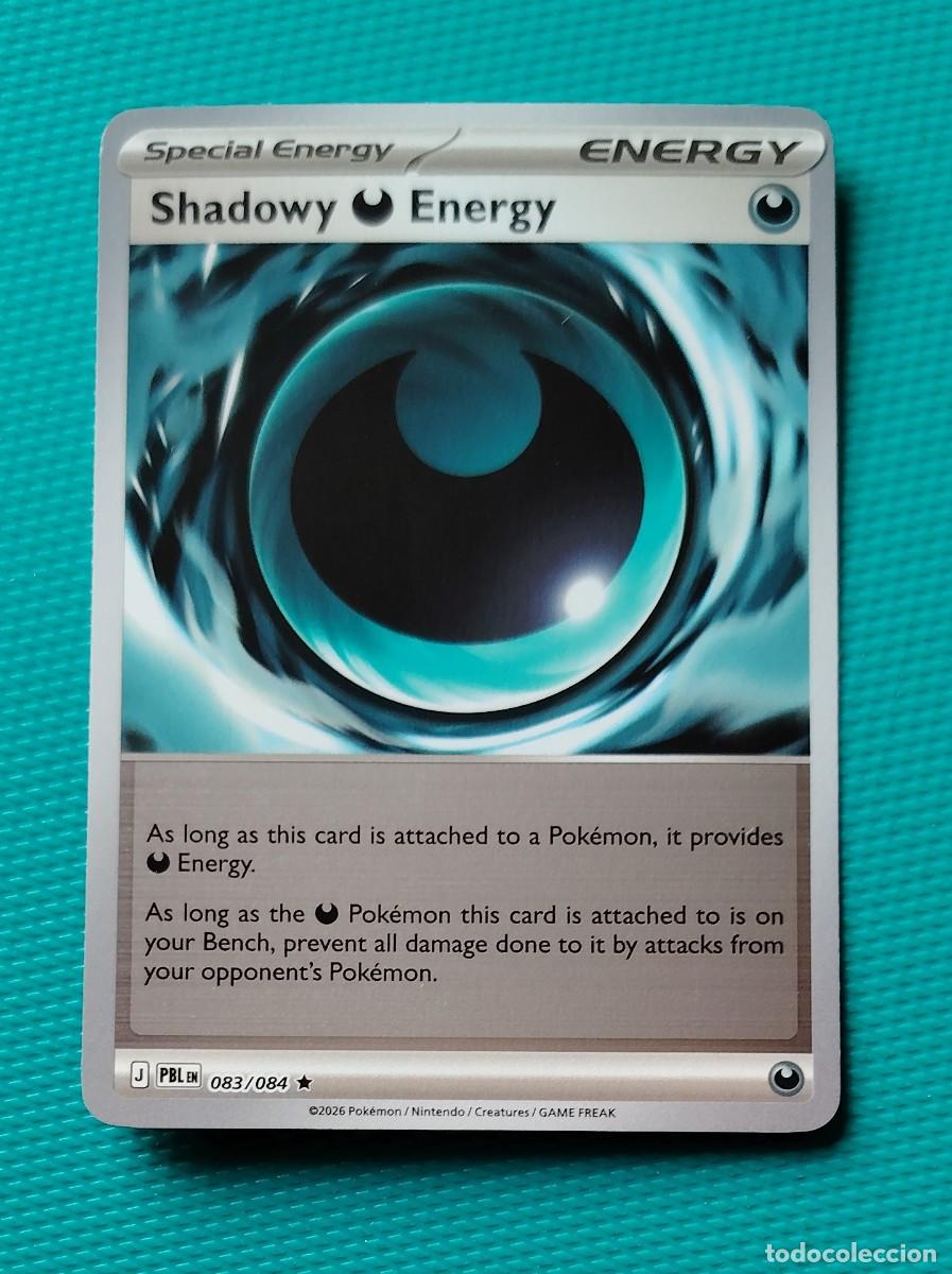 Trading cards: CARTA POKEMON EN INGLES - SHADOWY ENERGY 083 / 084 - RARA * - ORIGINAL - NUEVA MD MINT
