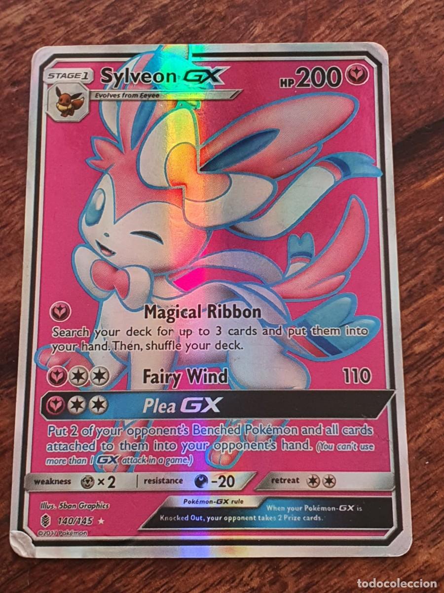 Trading cards: Sylveon GX 140/145 Full Art Pok&eacute;mon TCG SM Guardians Rising 2017