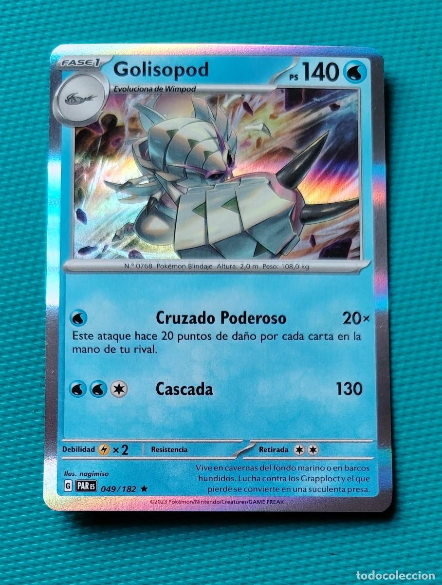 Trading cards: CARTA POKEMON EN ESPA&Ntilde;OL - GOLISOPOD 049 / 182 - FASE 1 - RARA * - ORIGINAL - NUEVA MD MINT