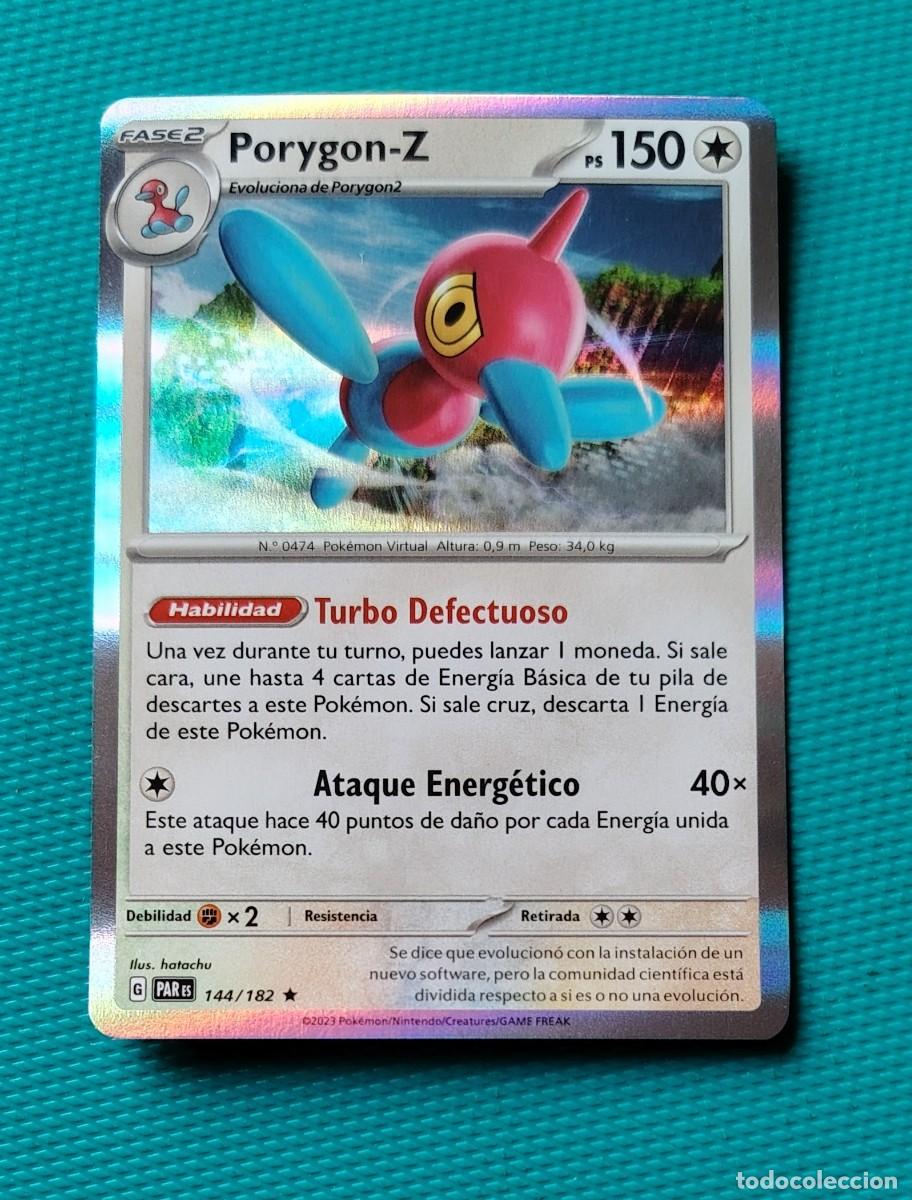 Trading cards: CARTA POKEMON EN ESPA&Ntilde;OL - PORYGON-Z 144 / 182 - FASE 2 - RARA * - ORIGINAL - NUEVA MD MINT