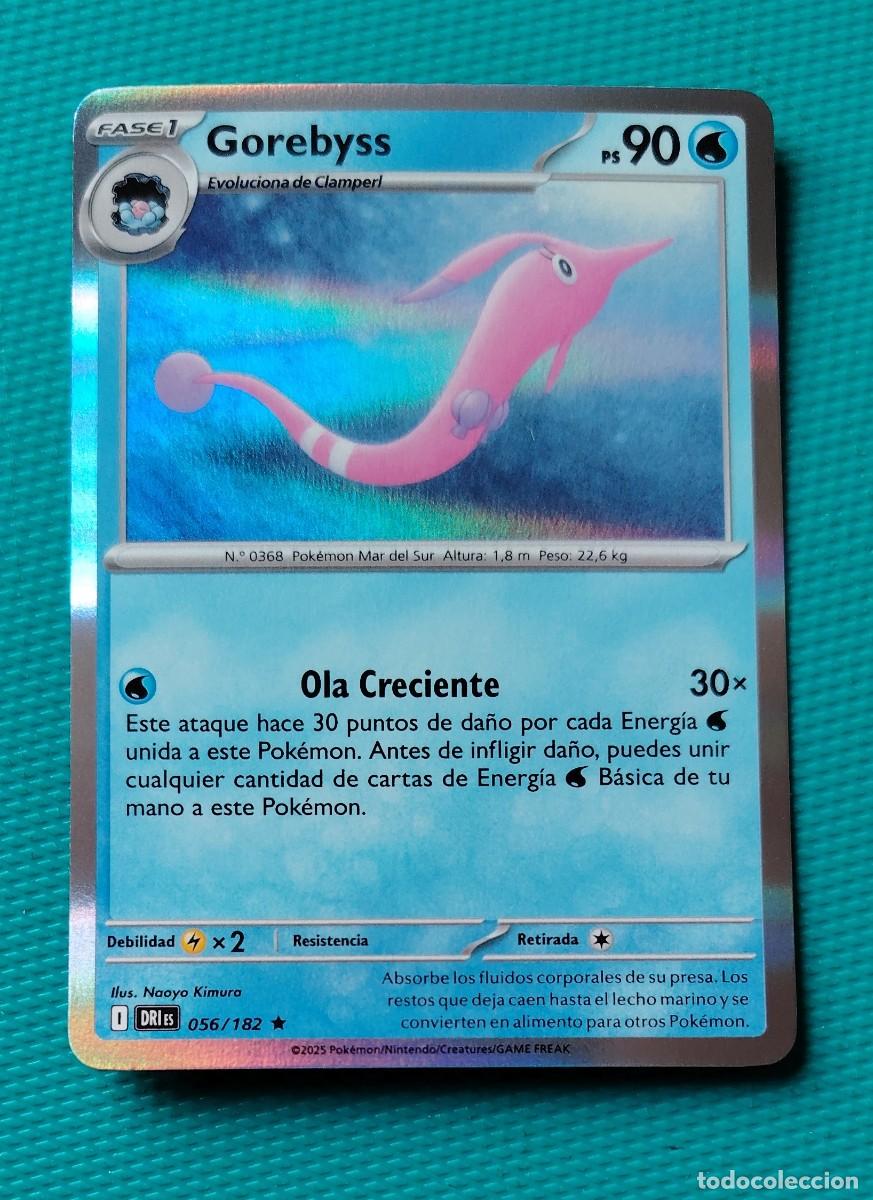 Trading cards: CARTA POKEMON EN ESPA&Ntilde;OL - GOREBYSS 056 / 182 - FASE 1 - RARA * - ORIGINAL - NUEVA MD MINT