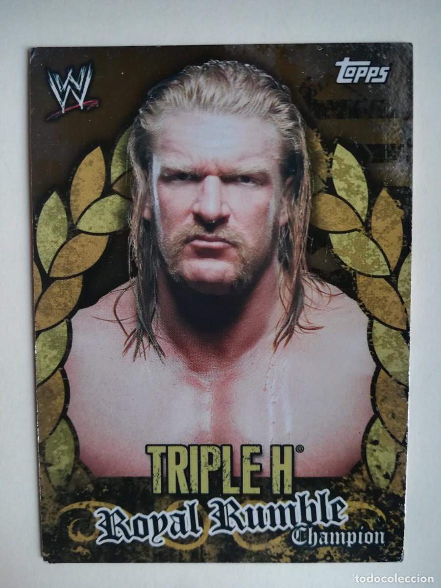 Trading cards: WWE Face Off N&ordm; R2. Triple H. Topps 2007.
