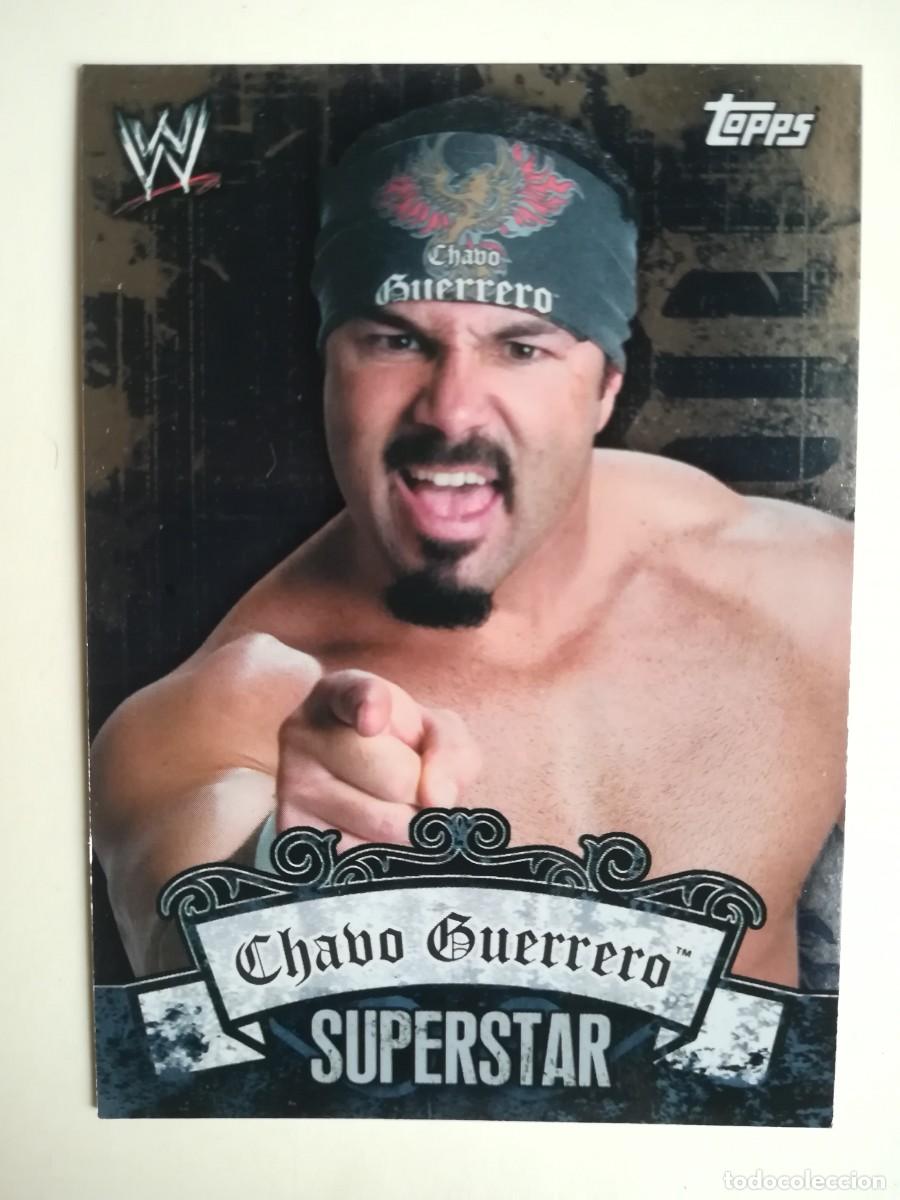 Trading cards: WWE Face Off N&ordm; S4. Chavo Guerrero. Superstar. Topps 2007.