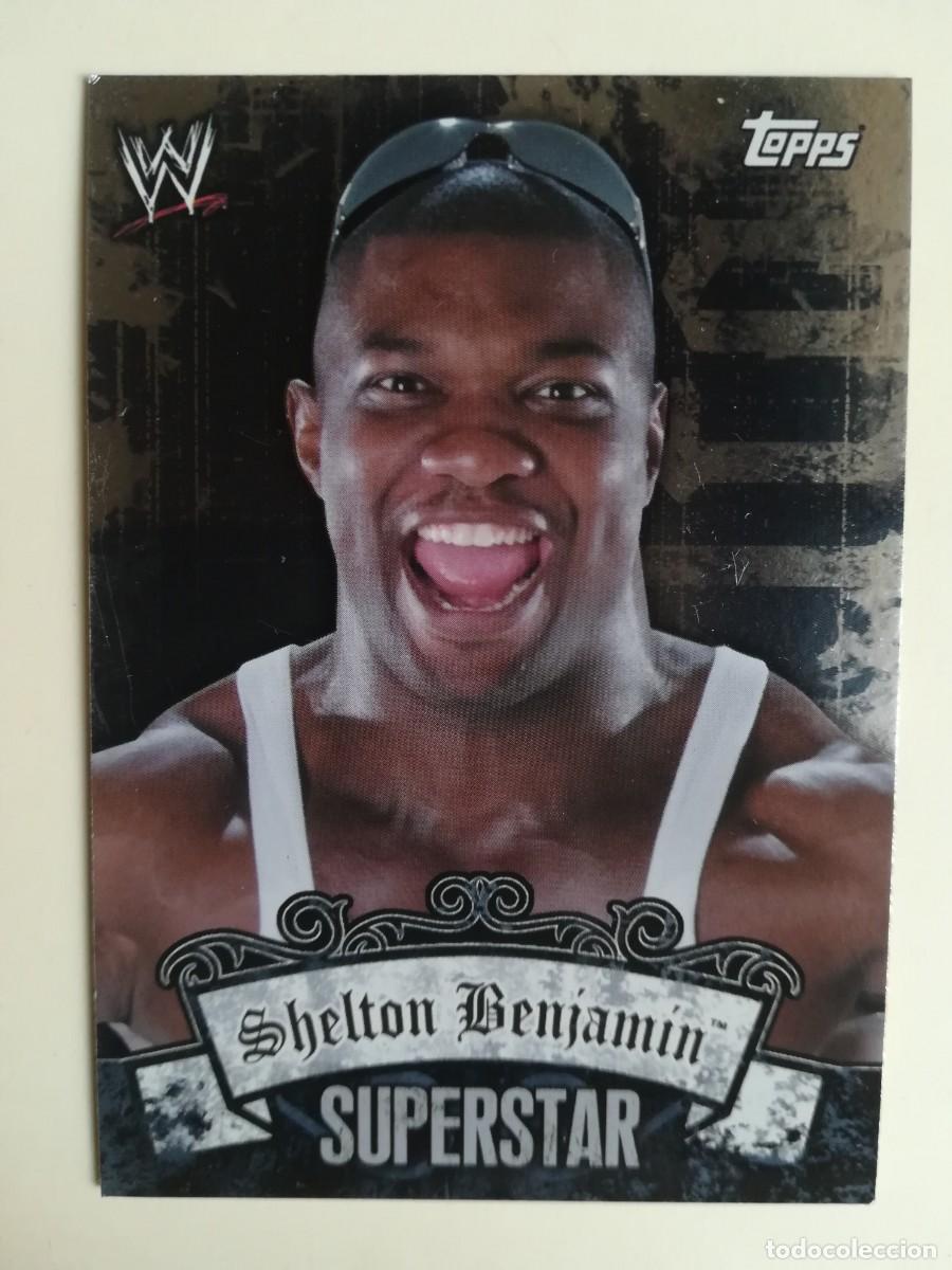 Trading cards: WWE Face Off N&ordm; S19. Shelton Benjamin. Superstar. Topps 2007.