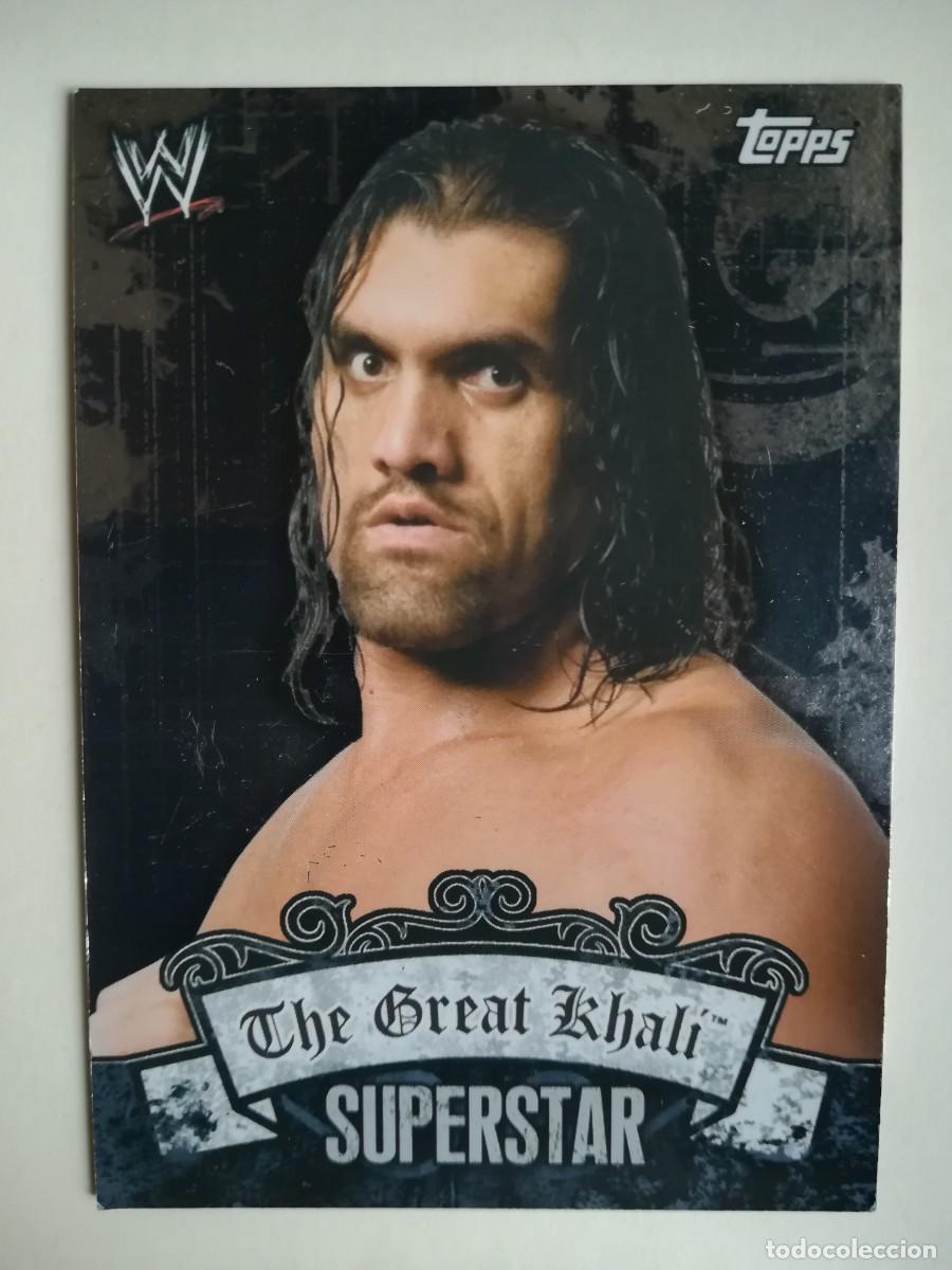 Trading cards: WWE Face Off N&ordm; S20. The Great Khali. Superstar. Topps 2007.