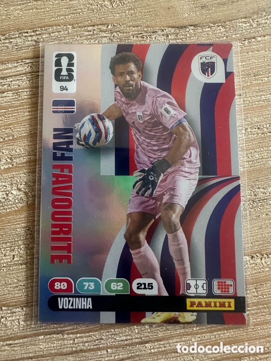 Trading cards: VOZINHA CABO VERDE FAN FAVOURITE 94 ADRENALYN XL WORLD CUP 2026 USA CAN MEX MUNDIAL 26 PANINI
