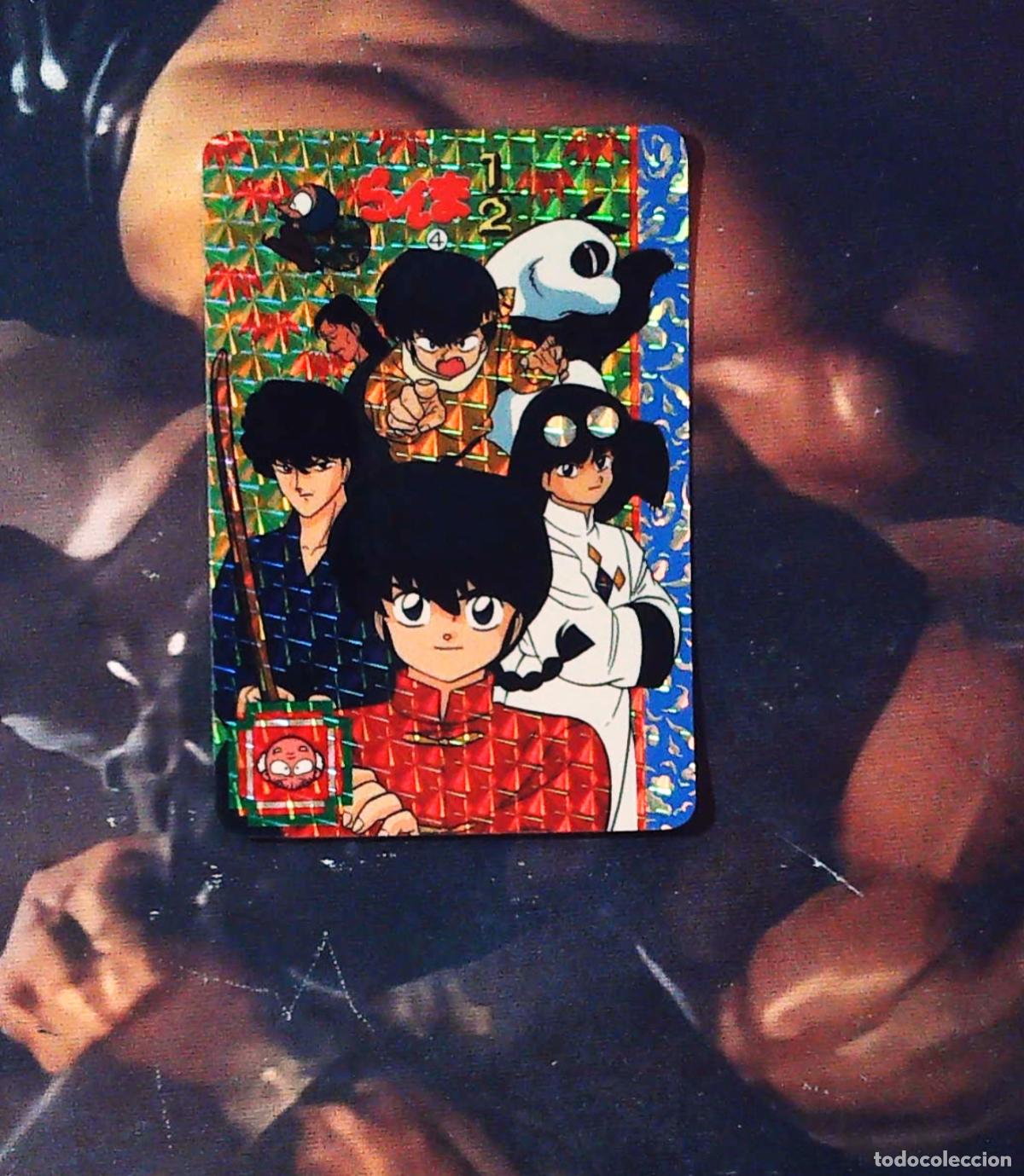 Trading cards: ranma bandai card trading card carddass 1991 prism card 04 4