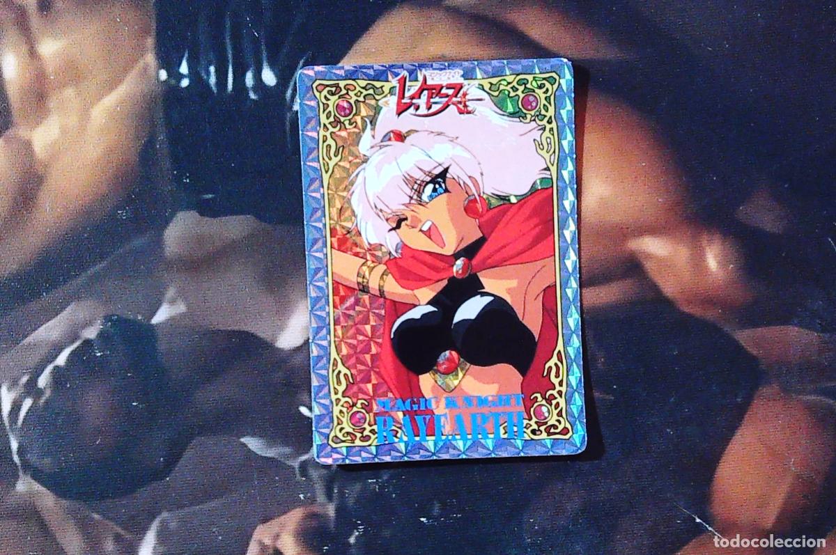 Trading cards: magic knight rayearth sega amada 1995 prism card lc-12