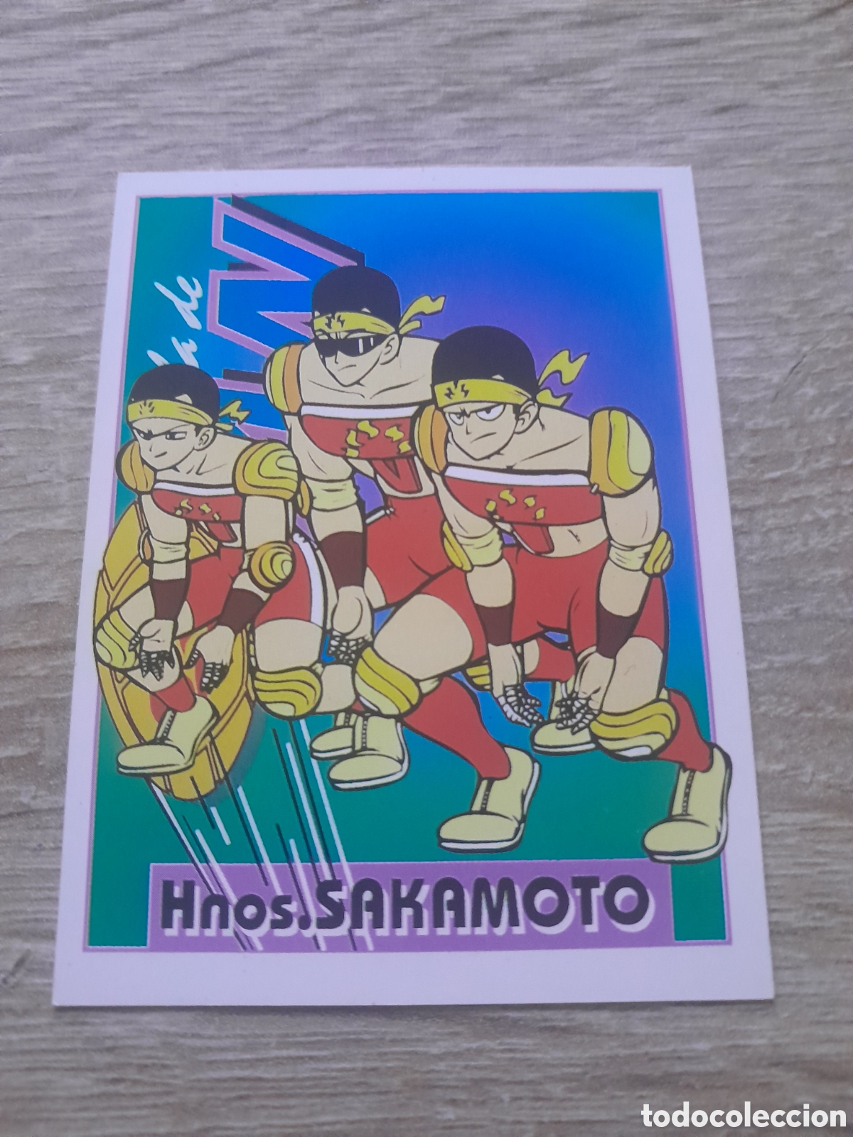 Trading cards: bola de dan n&ordm; 77 hnos.sakamoto