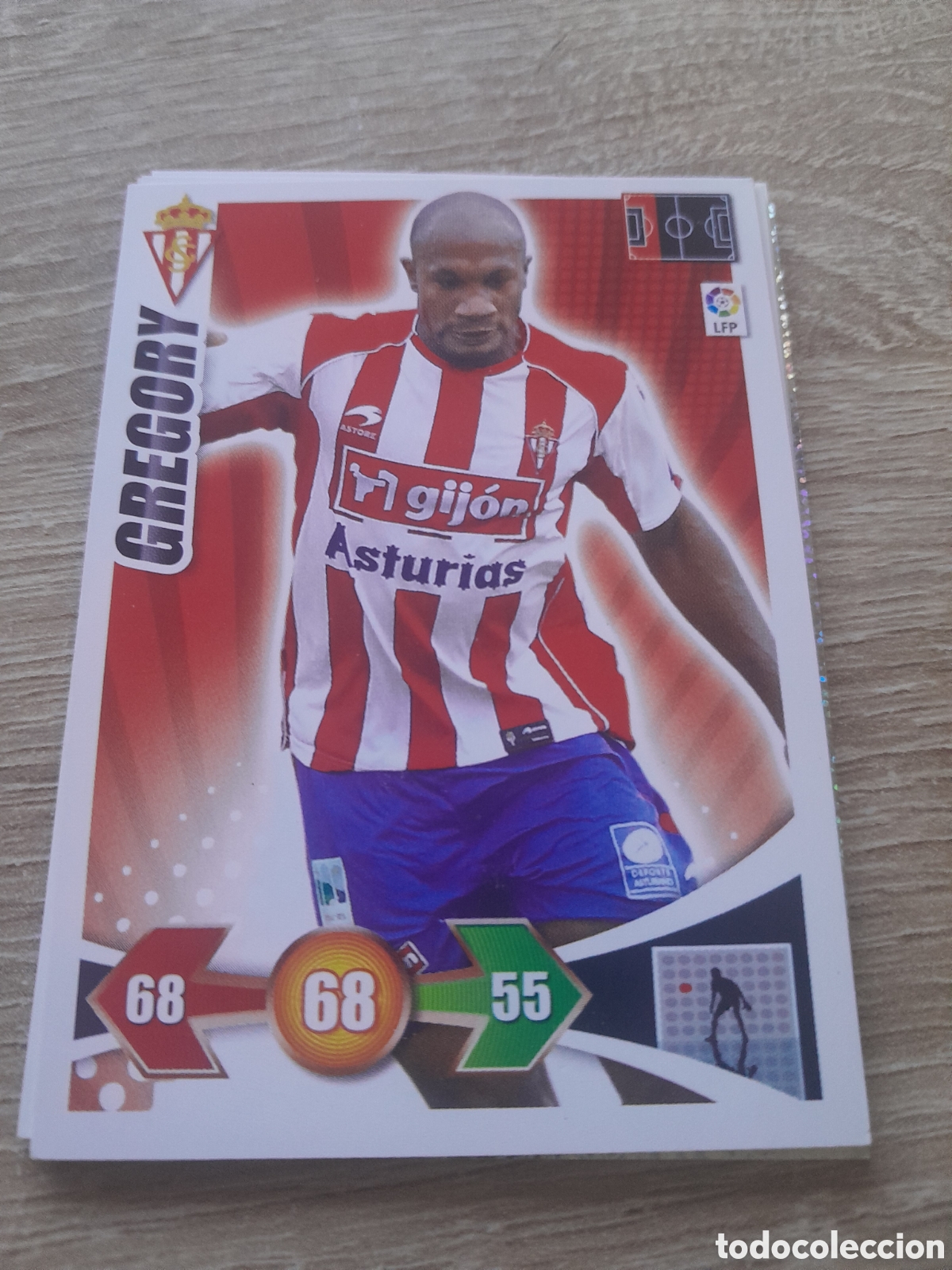 Trading cards: adrenalyn xl 2009 2010 gregory