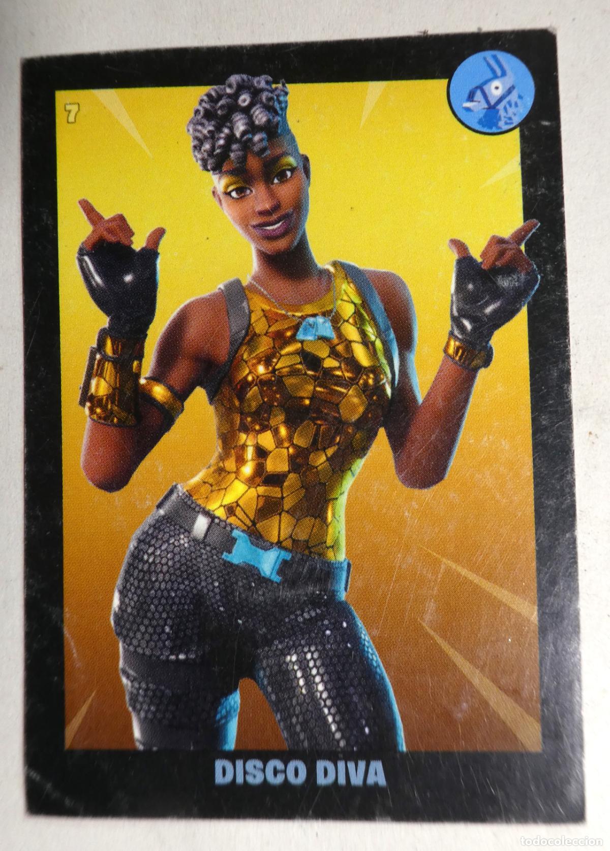 Trading cards: Cromo colecci&oacute;n Panini Fortnite, Disco Diva 2020 nuevo